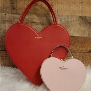 Kate spade doily heart bag (RED ONLY)